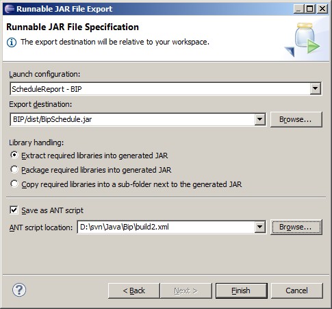 Eclipse Export Runnable Jar
