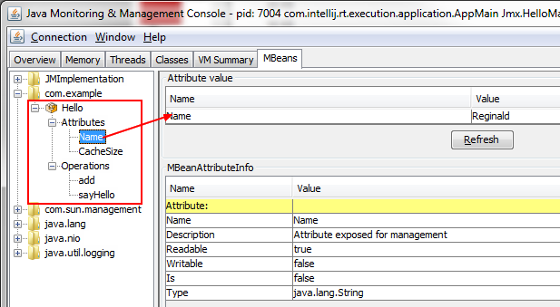Jconsole Mbean Hello