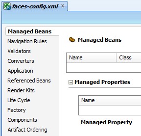 Jdeveloper Faces Config Xml