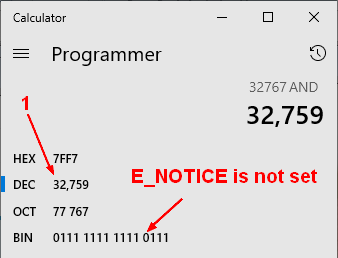 Php Error Level Enotice Not Set