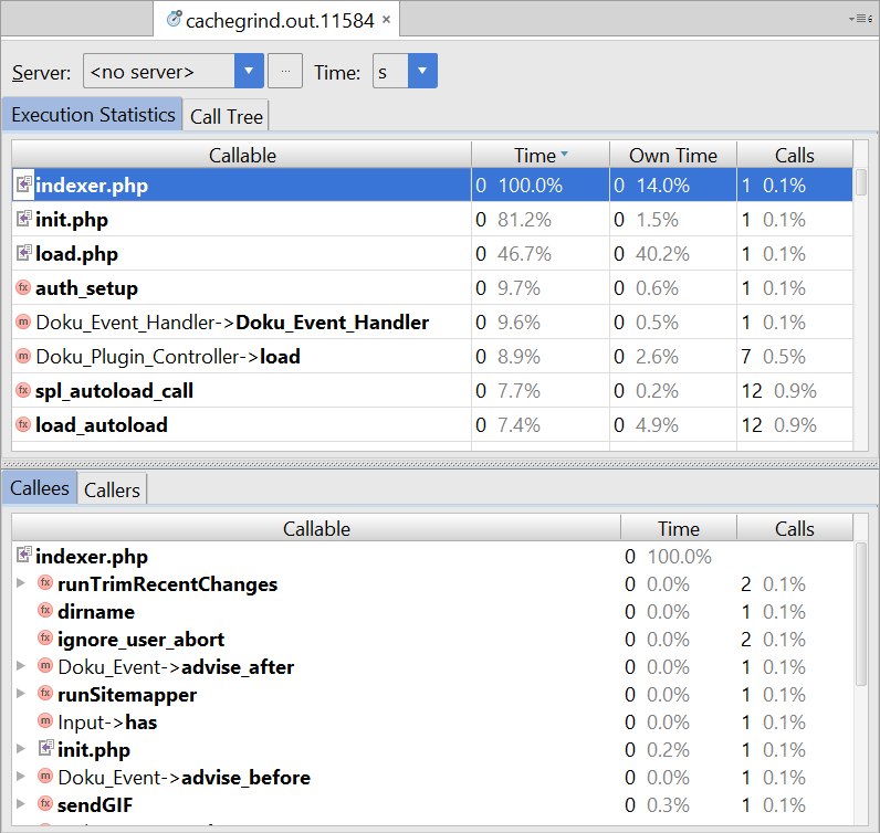 Xdebug Intellij Profile Data