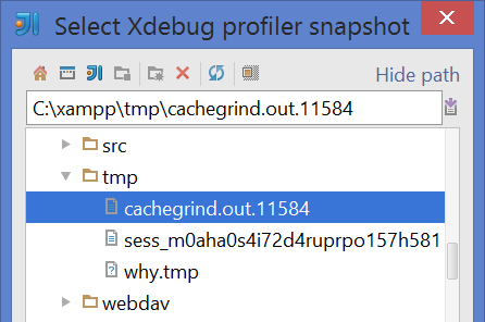 Xdebug Profiler Data