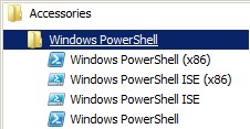 Windows Powershell Menu