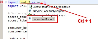 Eclipse Python Pydev Ctl 1