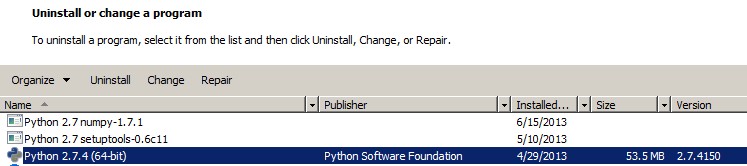 Python Version