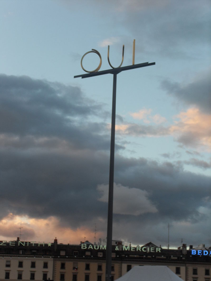 Markus Raetz Geneve Oui