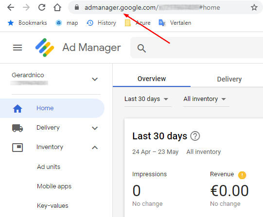 Admanager Homepage