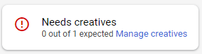 Admanager Needs Creative