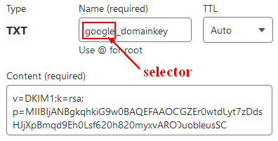 Dkim Selector