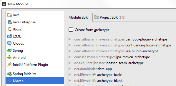 Idea Maven Module