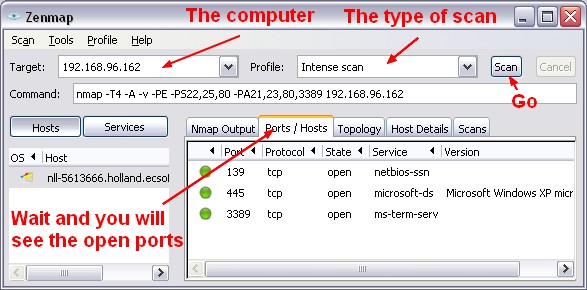 Nmap Open Port Computer