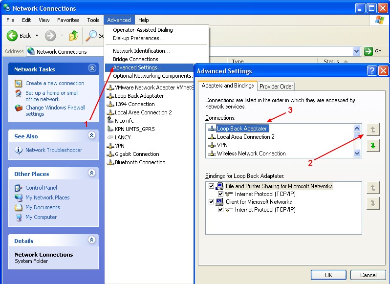 Advanced Network Settings