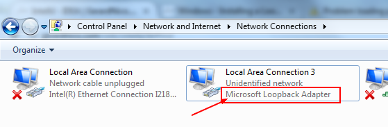 Microsoft Loopback Adapter