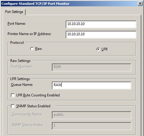 Windows Line Printer