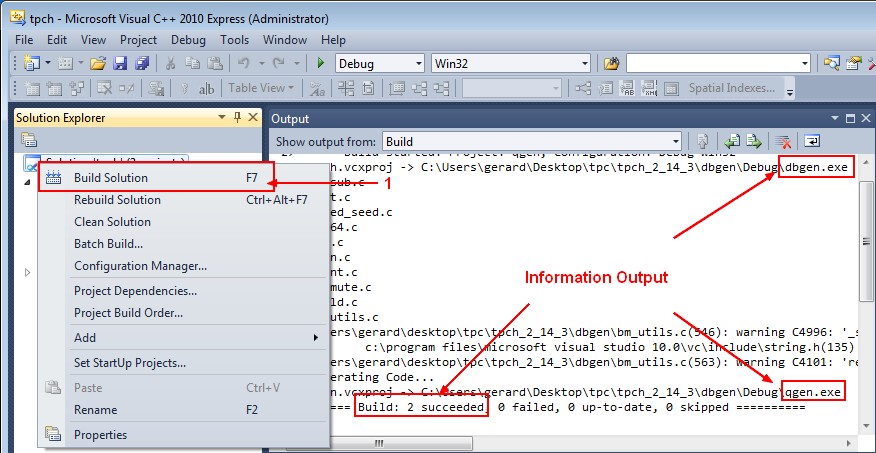 Microsoft Visual Express Build