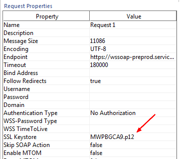 Saop Ui Keystore Request