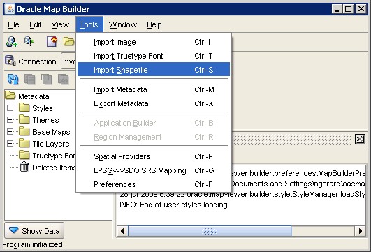 Mapbuilder Import Shapefile