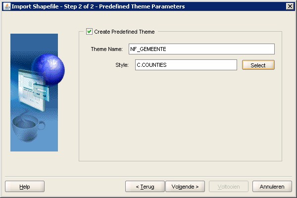 Mapbuilder Import Shapefile Parameters 2