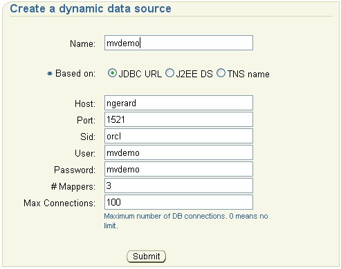 Mapviewer Data Source