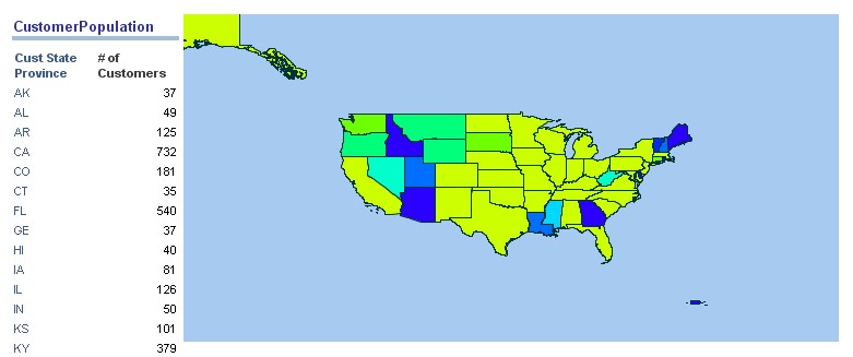 Obiee Customer Population Report