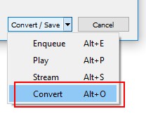 Vlc Convert Button
