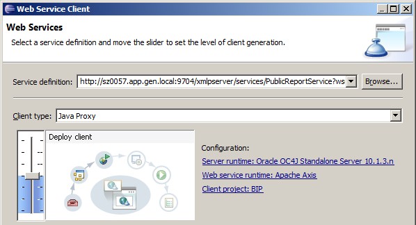 Bip Eclipse Web Service