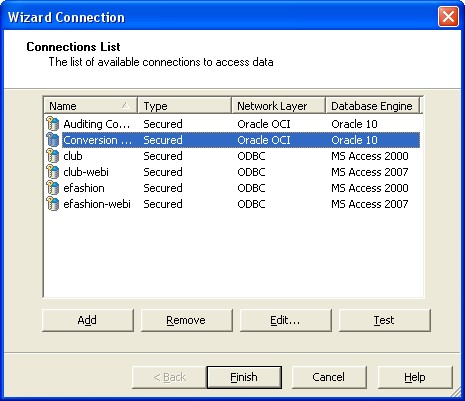 Bobj Univers Wizard Connection