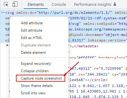 Chrome Node Screenshot