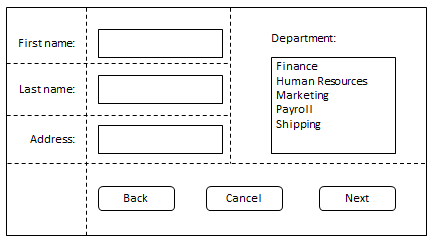 Grid Form With Horizontal Vertical Alignment
