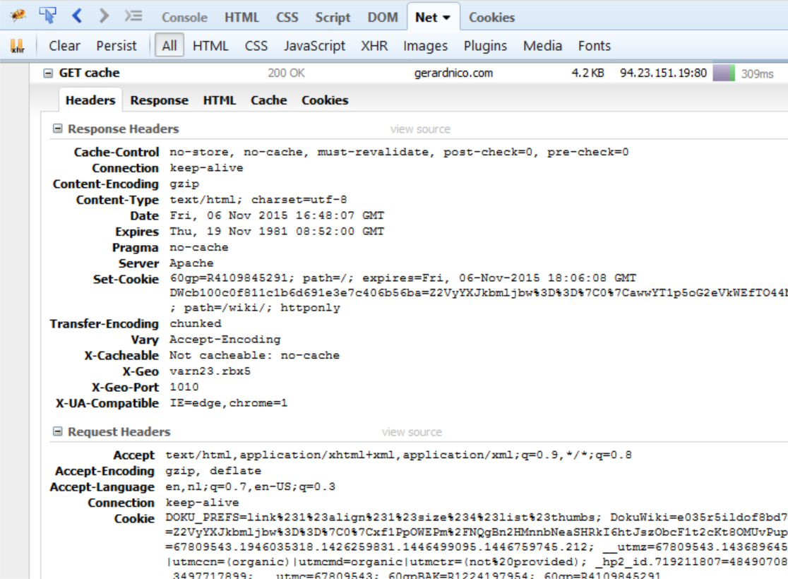 Http Headers Firefox