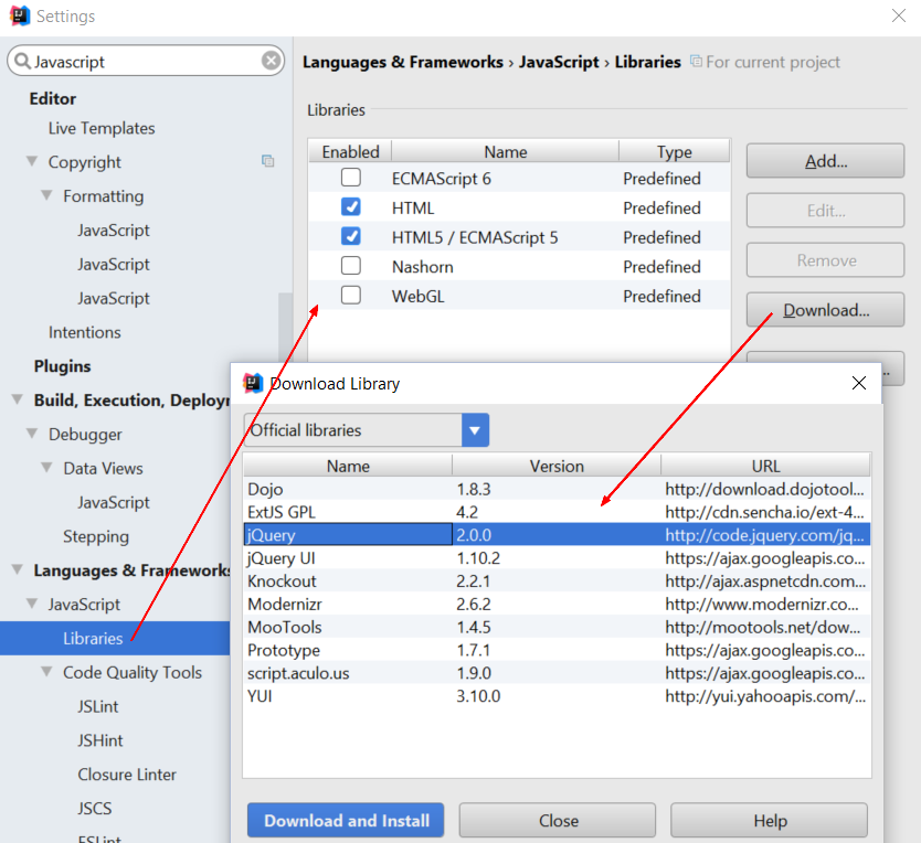 Idea Javascript Library