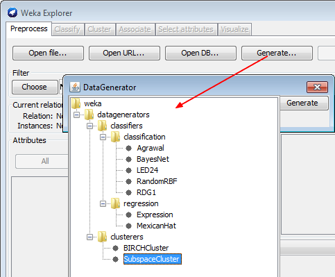 Weka Data Generator