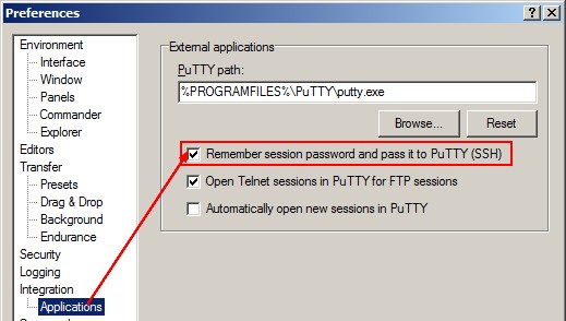Winscp Preference Putty Password